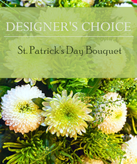 A Florist Designed Bouquet For St. Patrick's Day